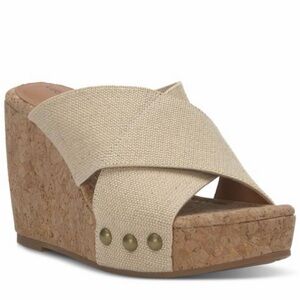 Lucky Brand Valmai Cork Wedge